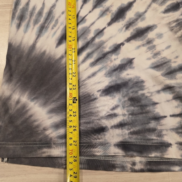 Victorias Secret PINK T Shirt Womens XSmall Tie Dye Gray Long Sleeve Open Back. - Picture 13 of 13